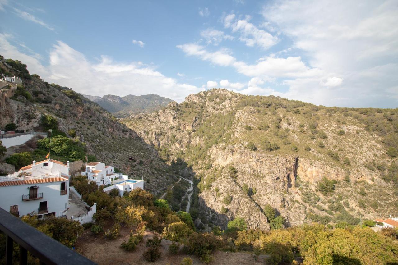 Quiet House In Village Center With Mountains Views Frigiliana Exteriér fotografie